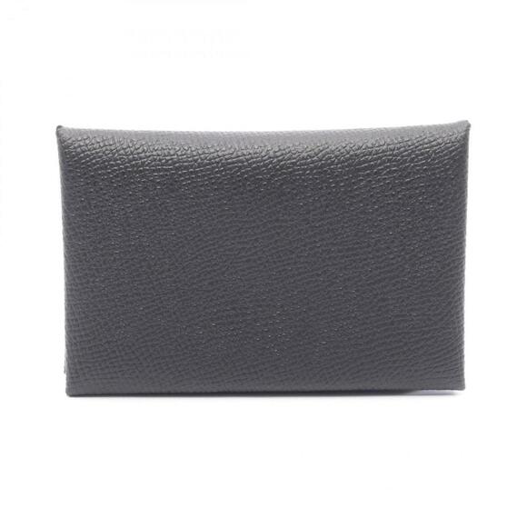 HERMES Black Leather Wallet - Picture 1 of 6
